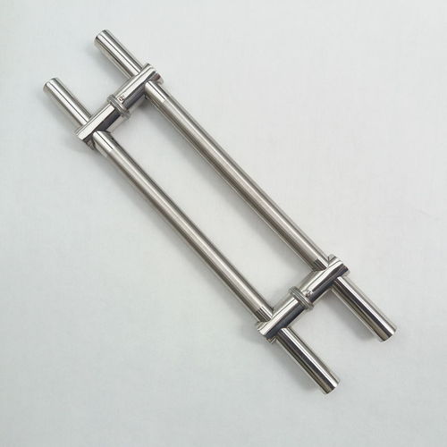 可調不銹鋼拉手玻璃門拉手扁管大門拉手門把手大拉手